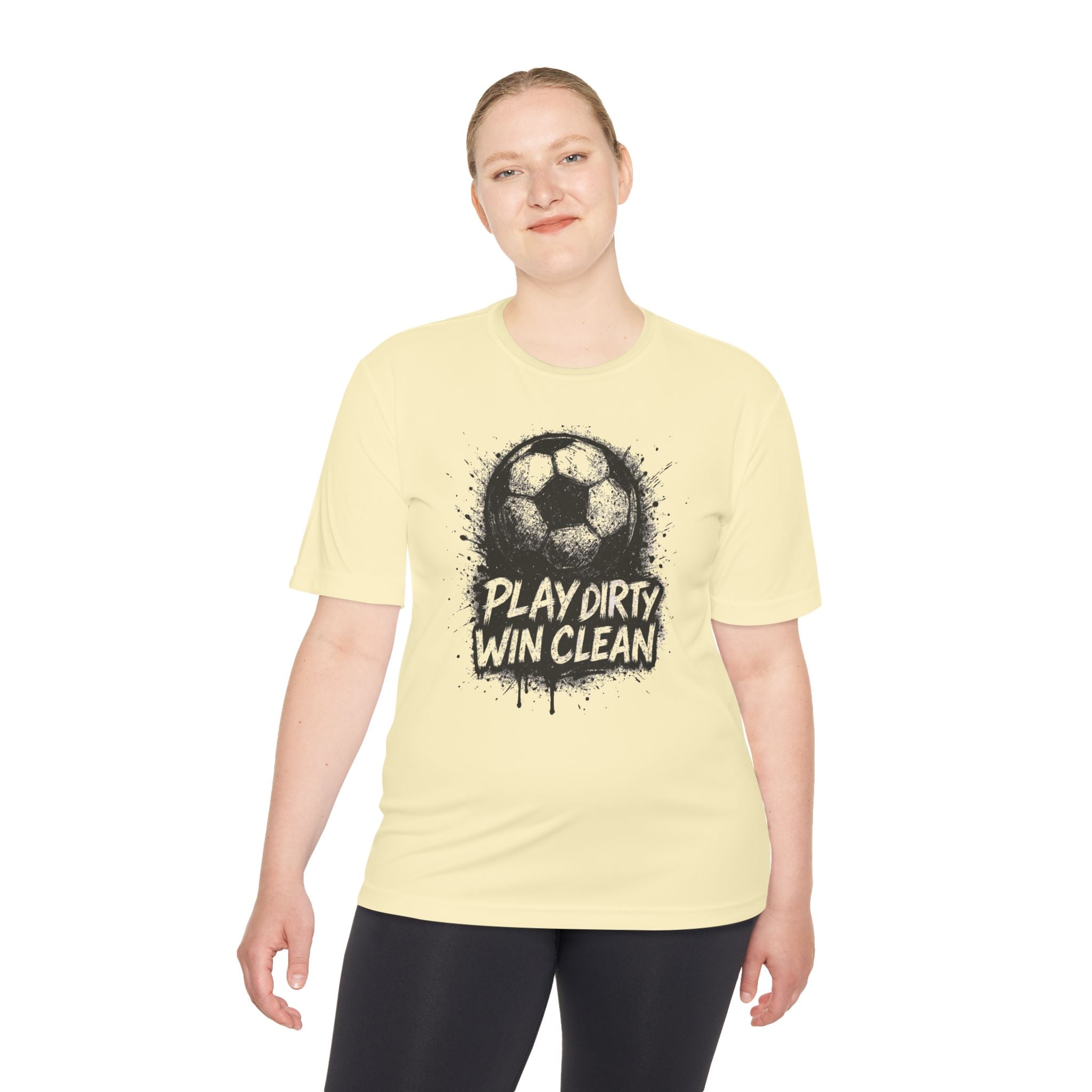 'Play Dirty Win Clean' Soccer Shirt