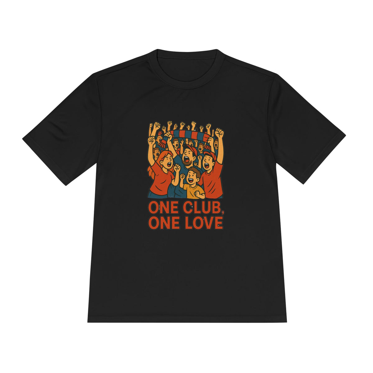 Unisex Moisture Wicking Tee - One Club, One Love