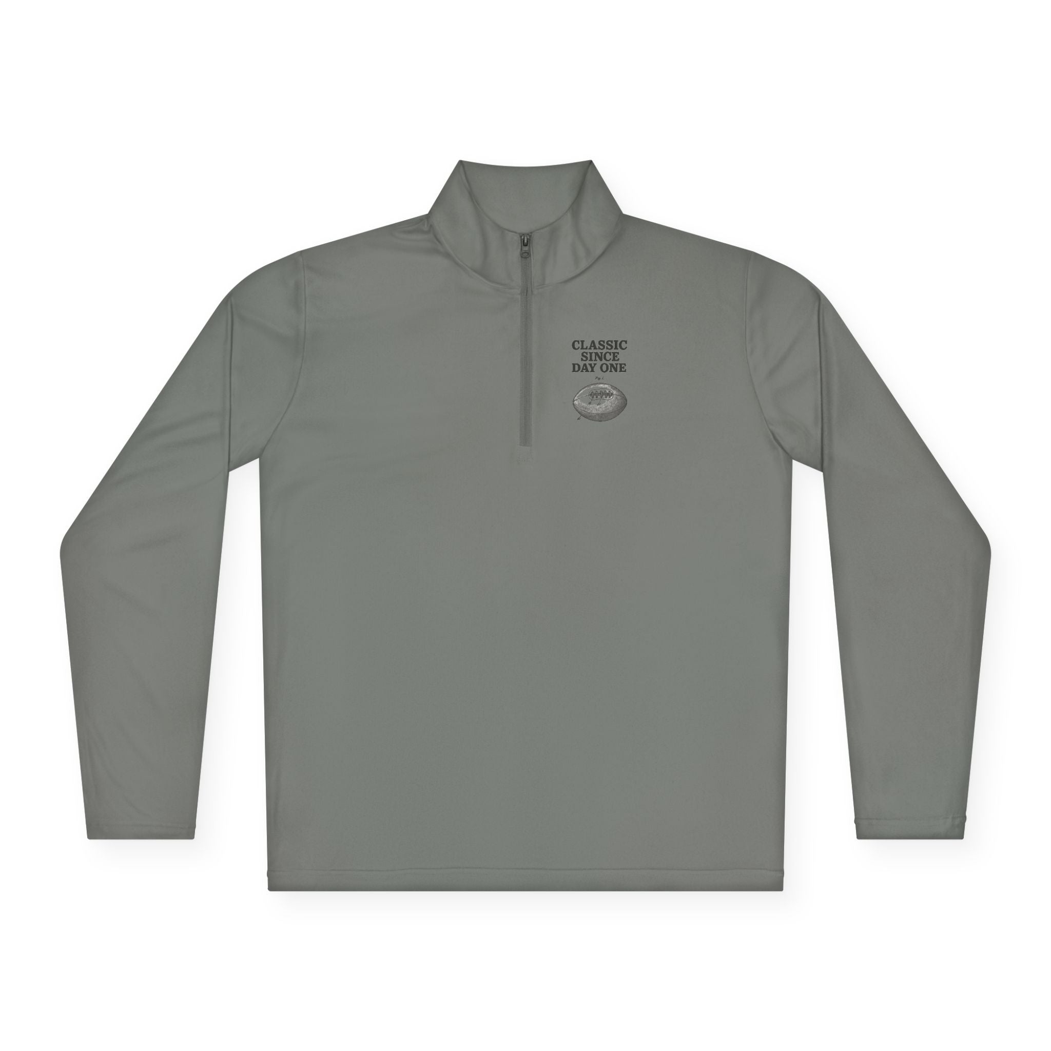 Zip Pullover "Classic Since Day One" Football Design