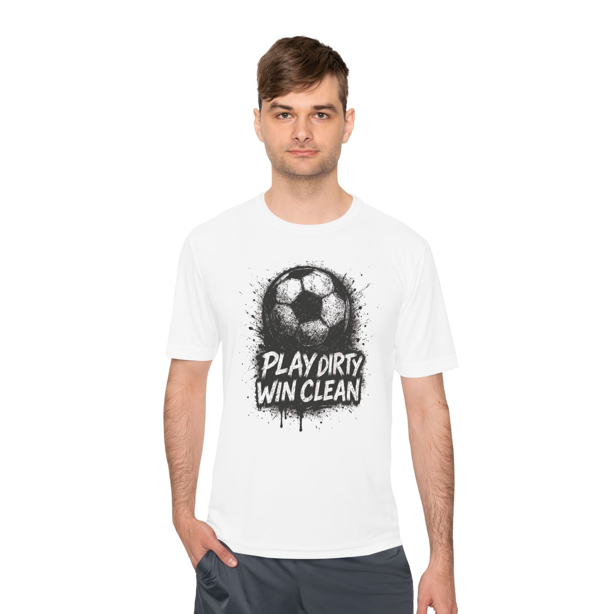 'Play Dirty Win Clean' Soccer Shirt