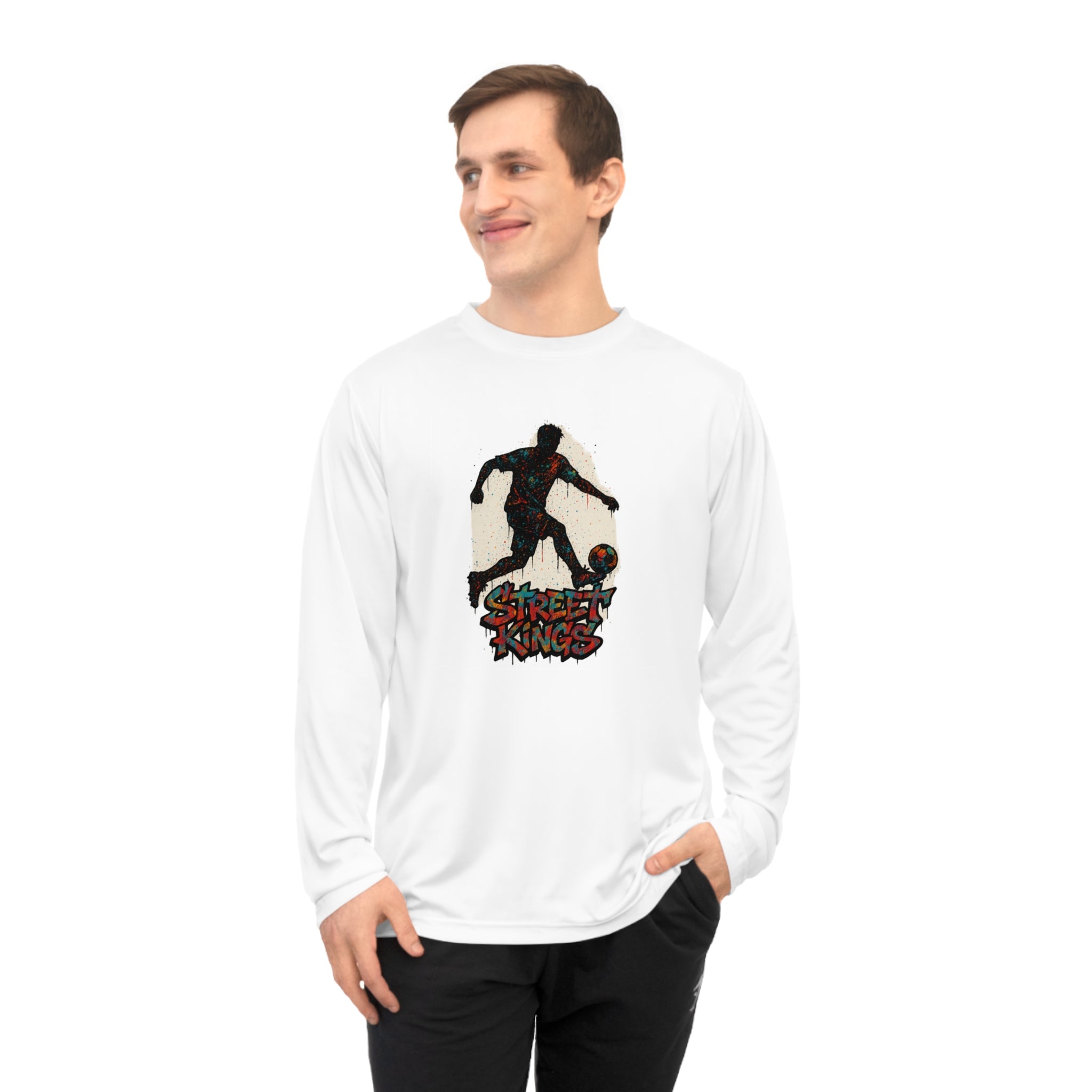 Unisex Street Kings Soccer Long Sleeve Shirt