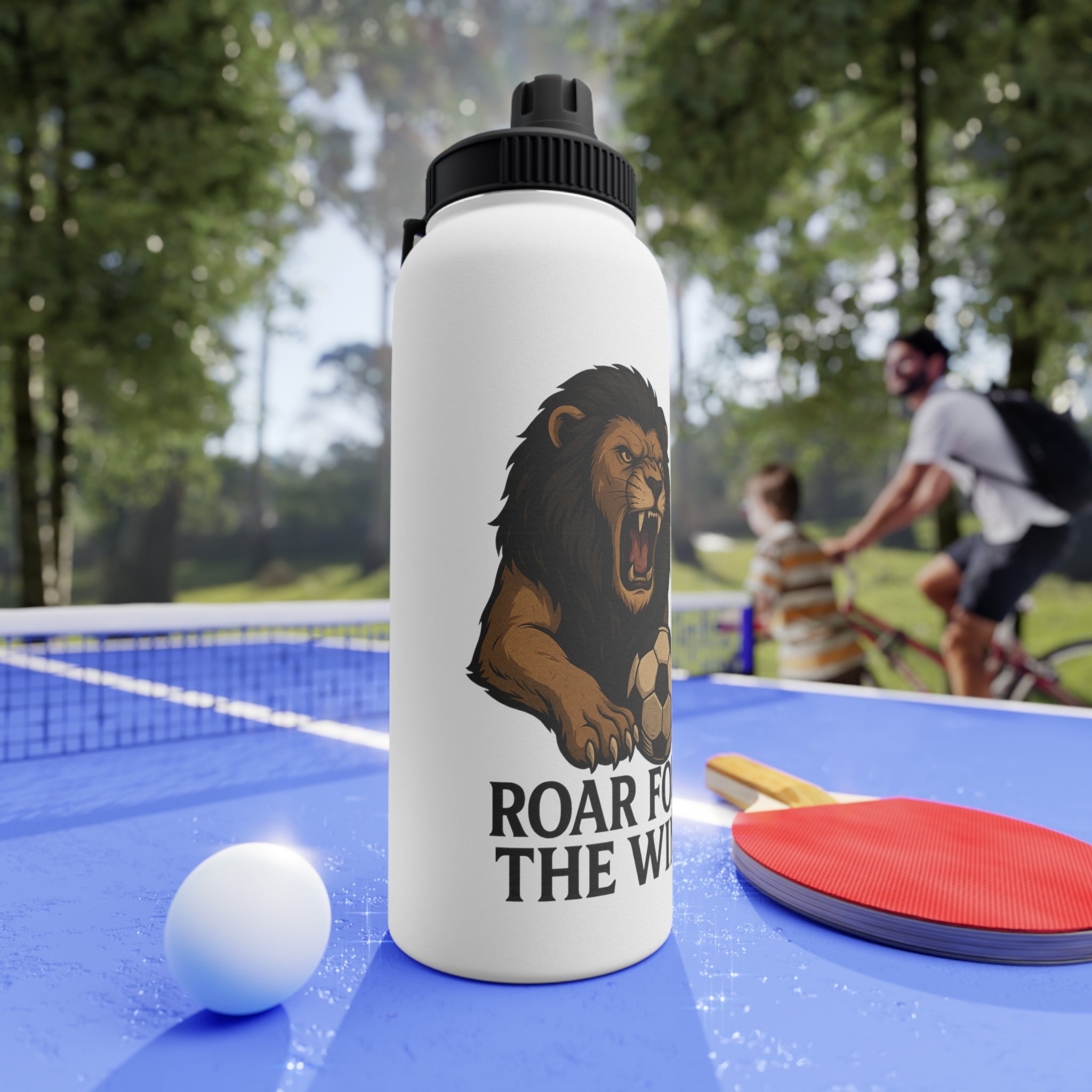Sporty Stainless Steel Water Bottle