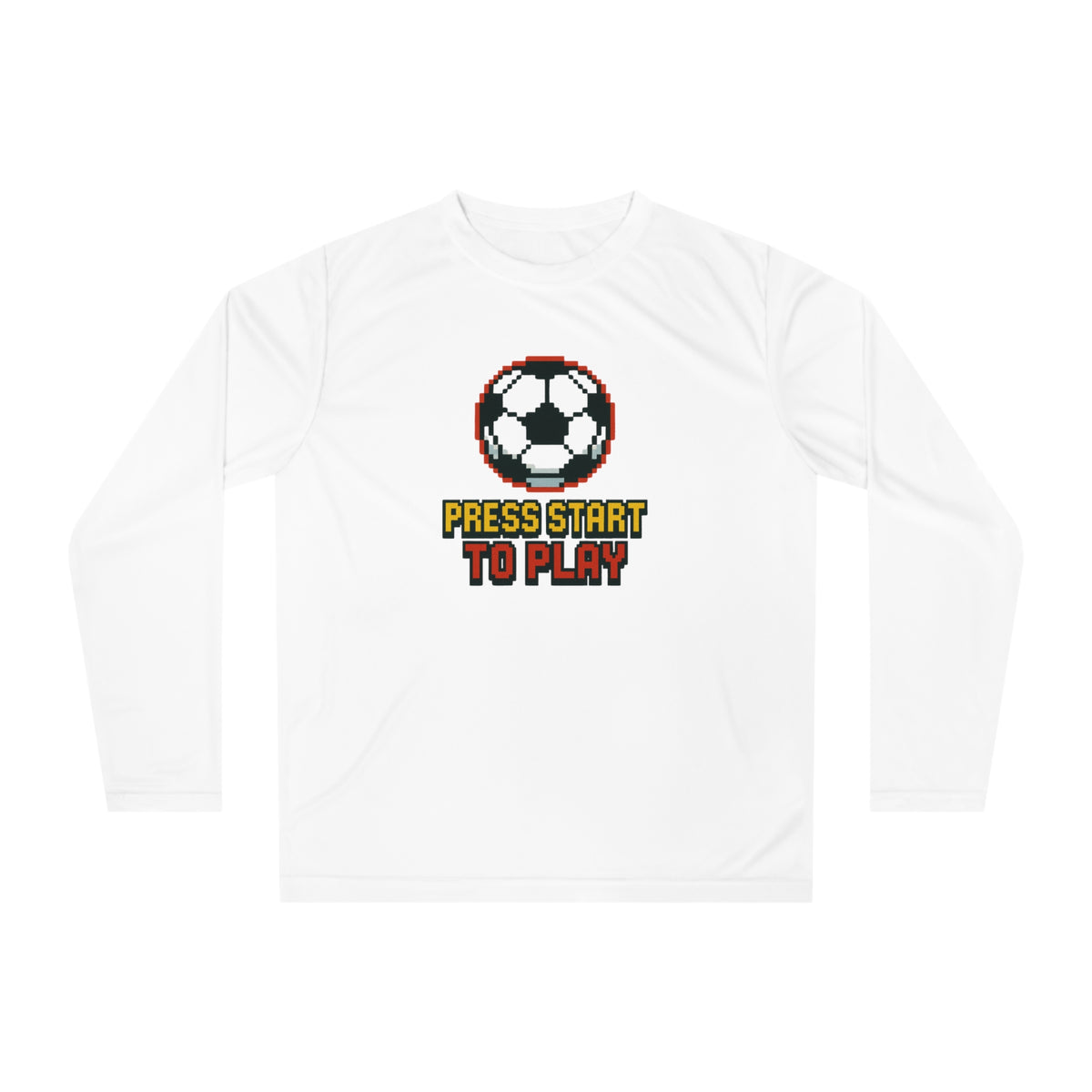Press Start to Play Soccer Tee