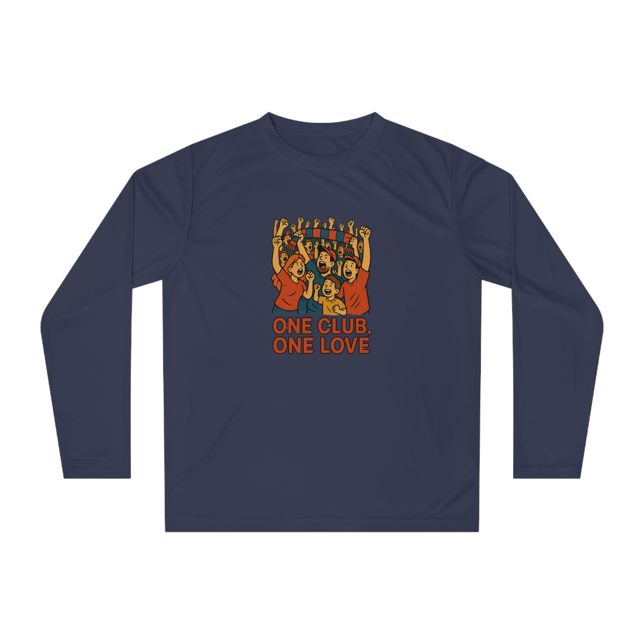 One Club One Love Unisex Performance Long Sleeve Shirt