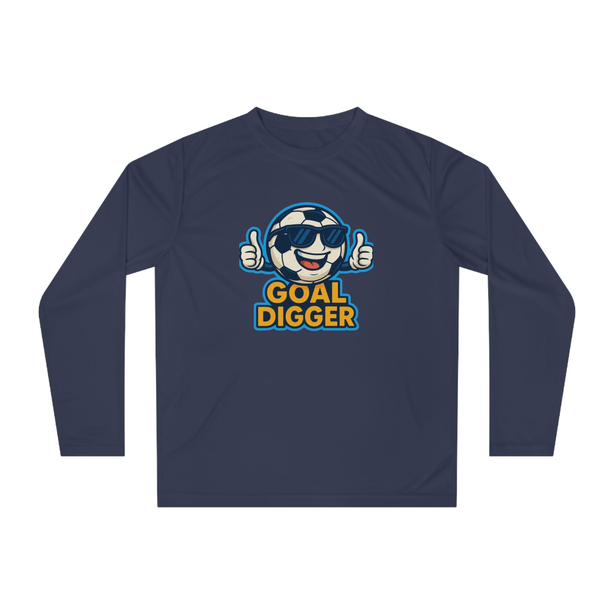 Unisex Goal Digger Performance Long Sleeve Shirt