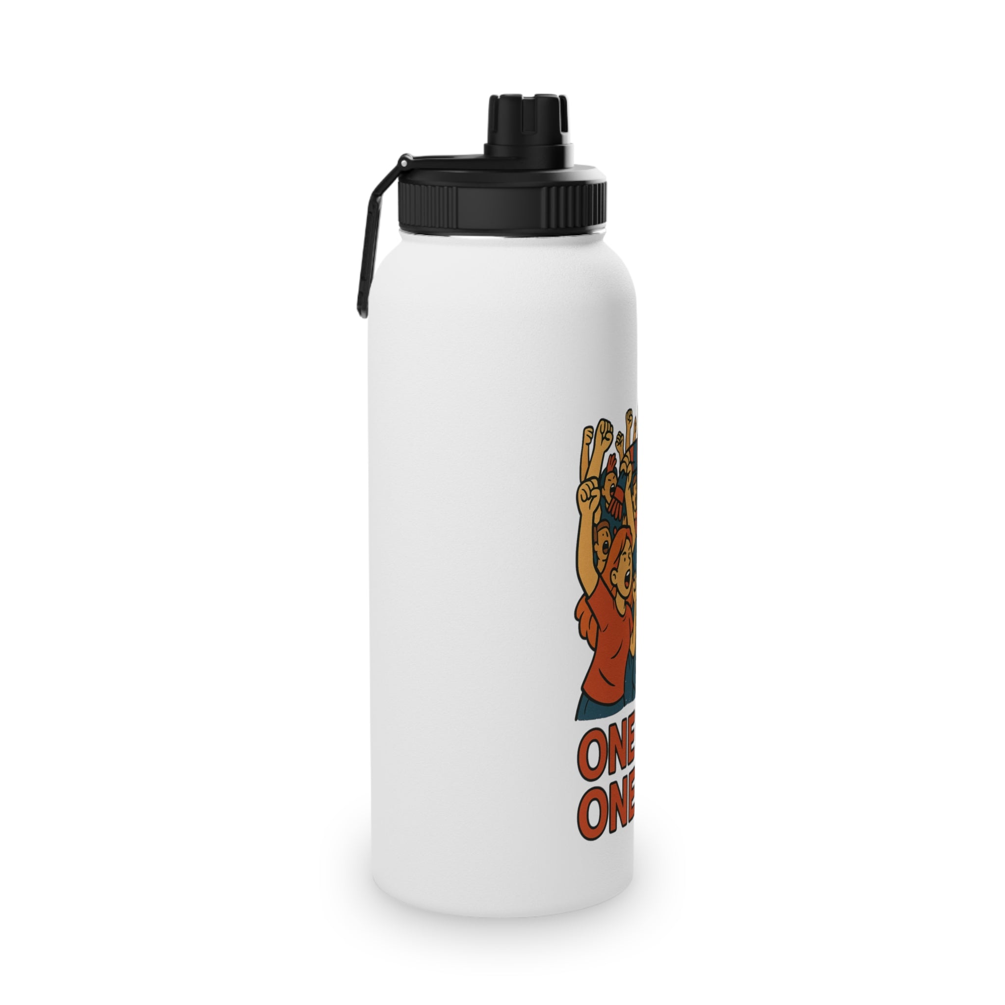 Cheering Fans Stainless Steel Water Bottle