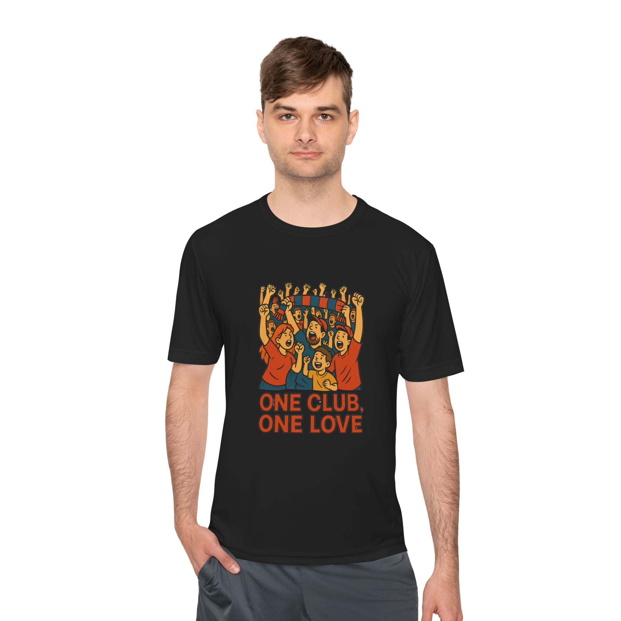Unisex Moisture Wicking Tee - One Club, One Love
