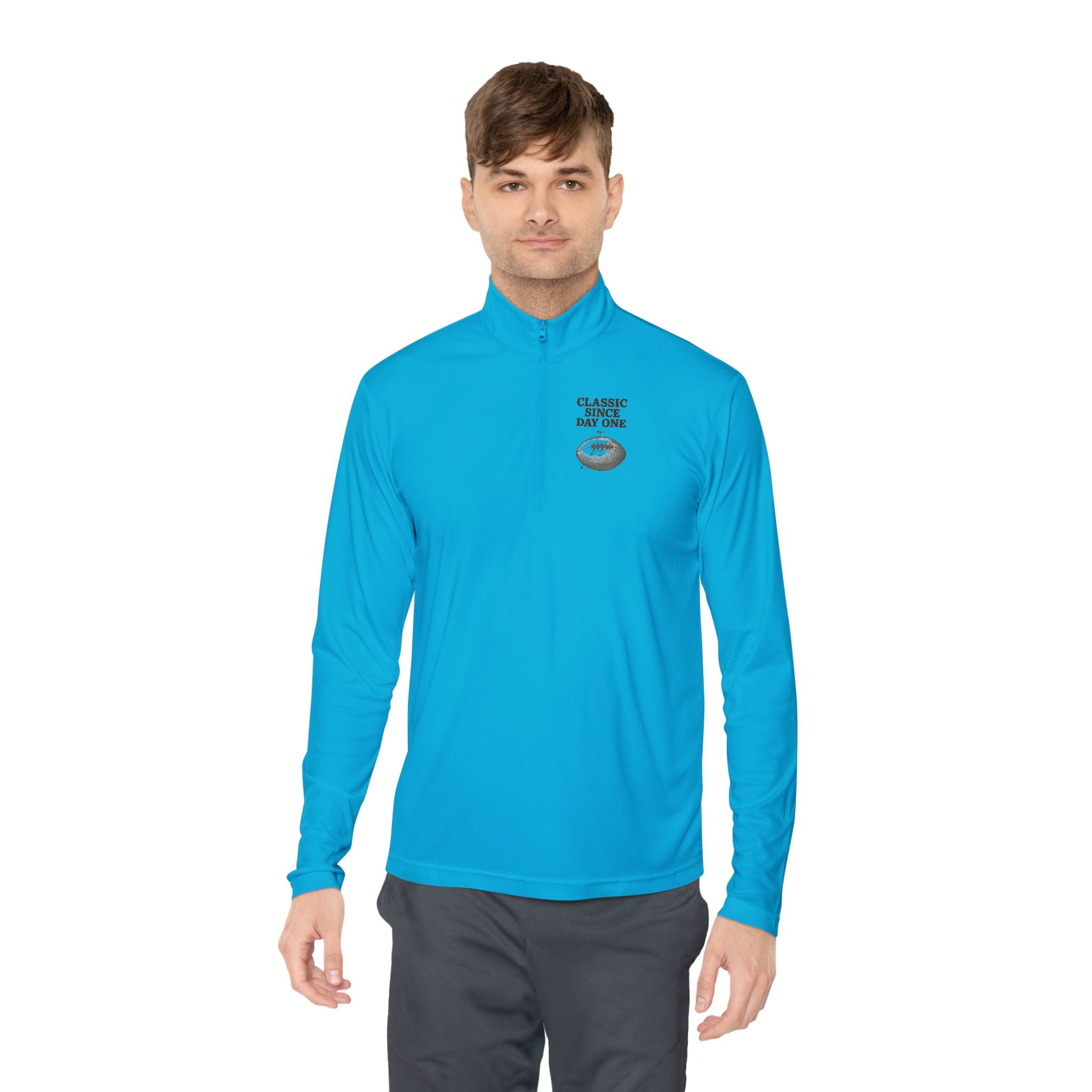 Zip Pullover "Classic Since Day One" Football Design