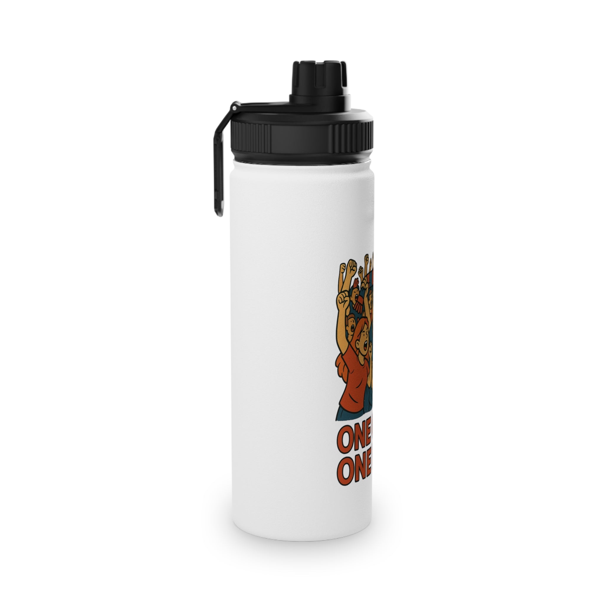 Cheering Fans Stainless Steel Water Bottle