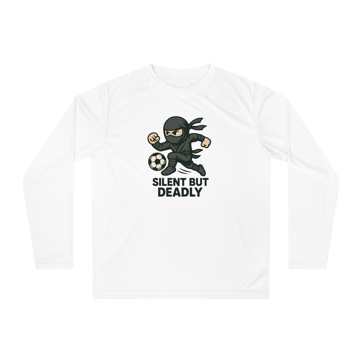 Silent but Deadly Ninja Performance Long Sleeve Shirt