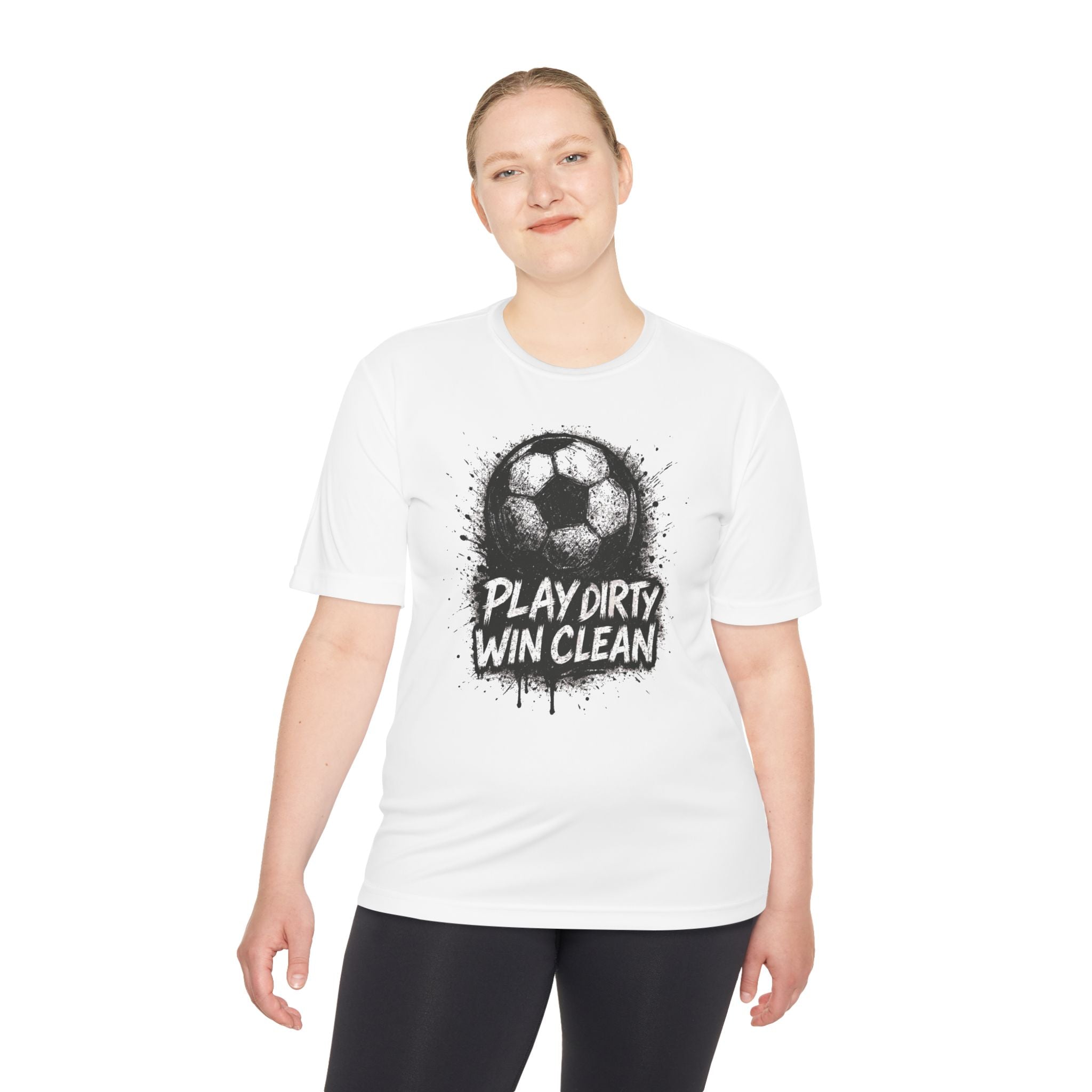 'Play Dirty Win Clean' Soccer Shirt