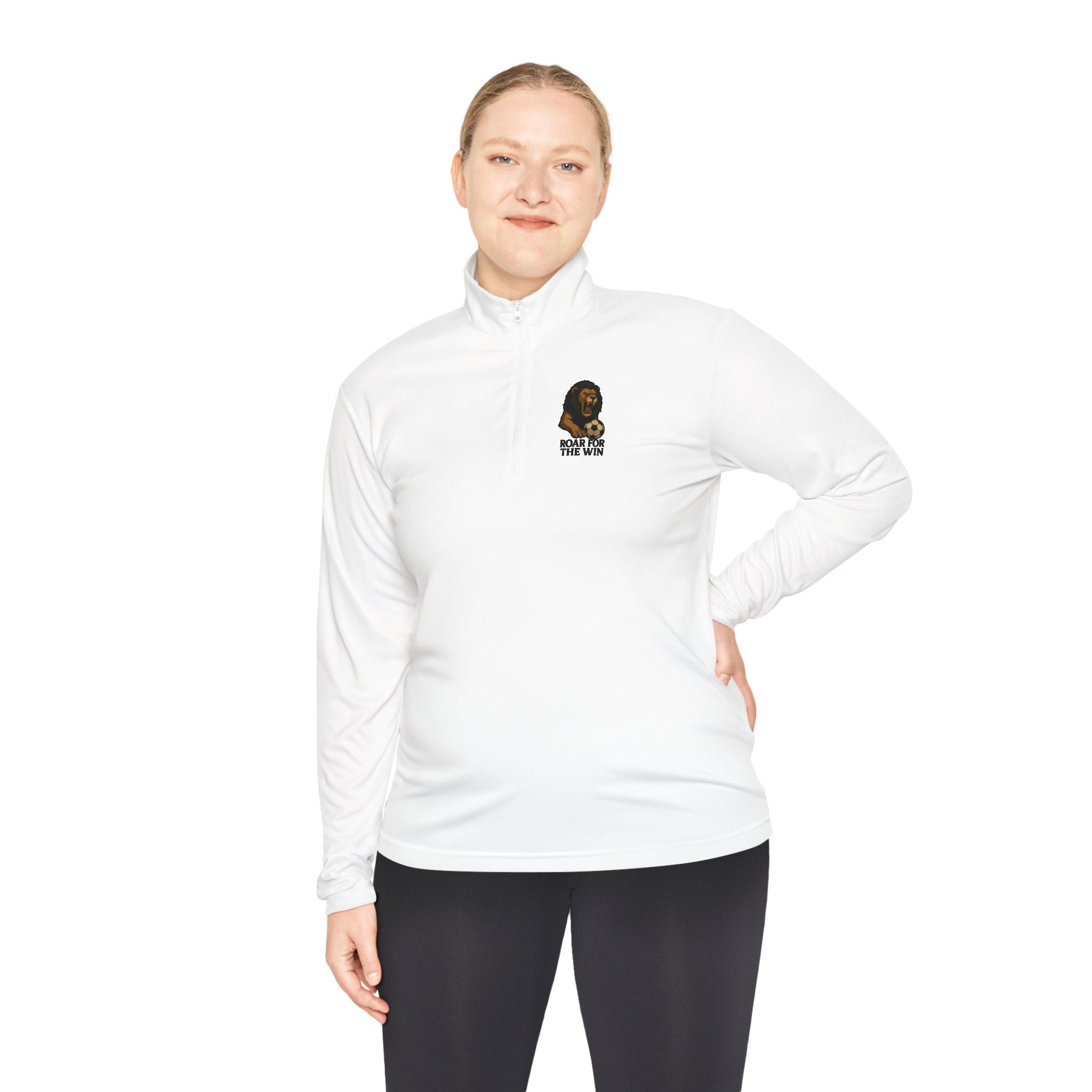 Zip Pullover with Lion Design