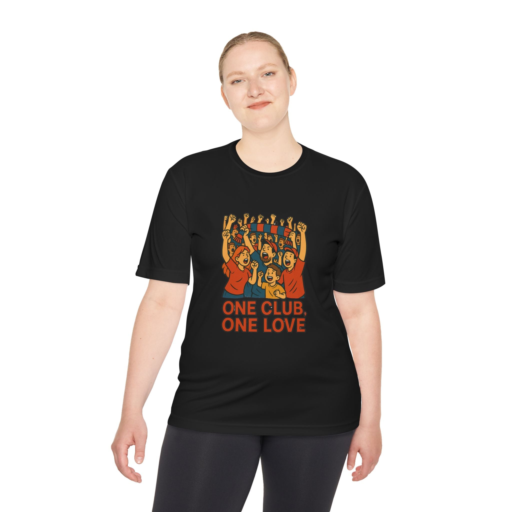 Unisex Moisture Wicking Tee - One Club, One Love