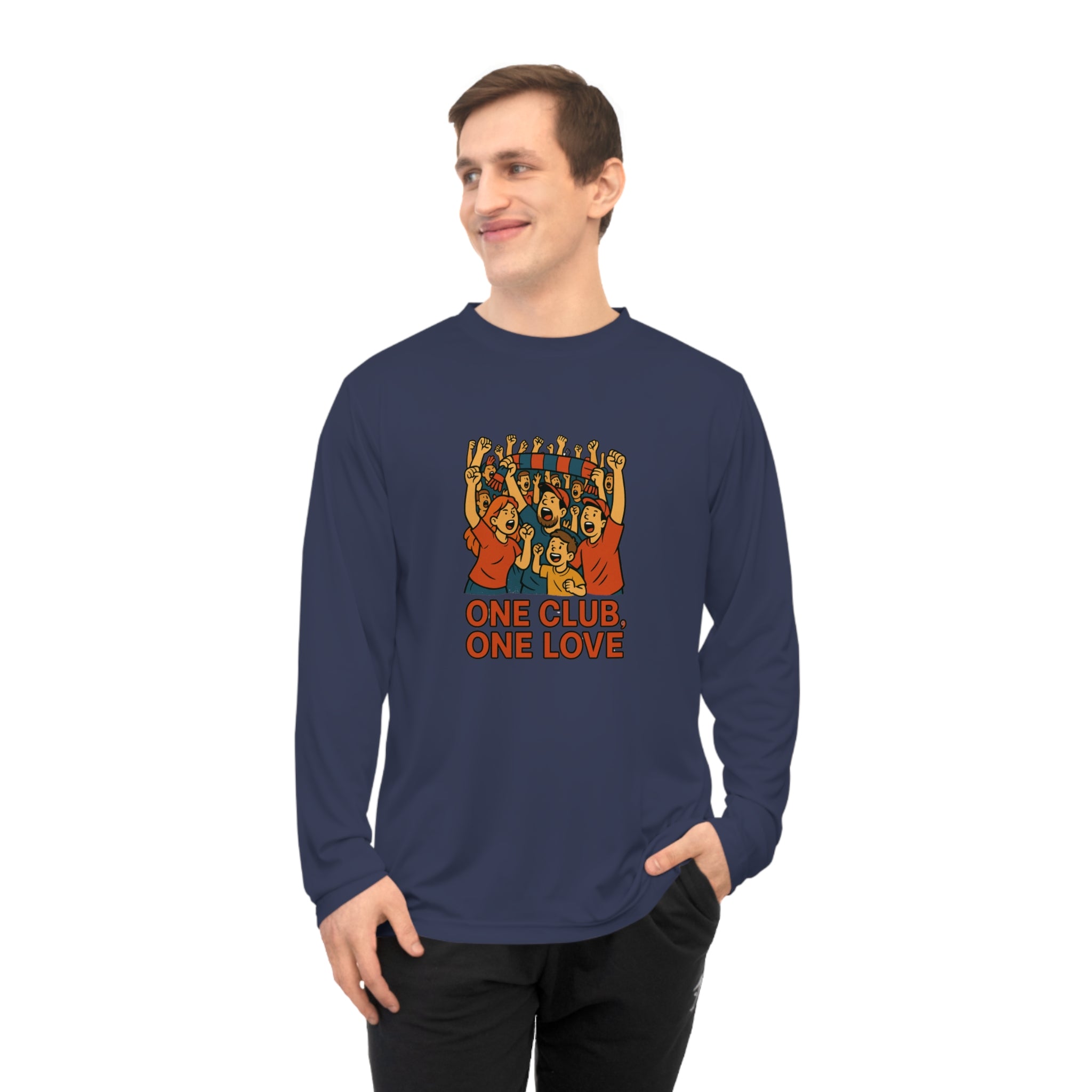 One Club One Love Unisex Performance Long Sleeve Shirt