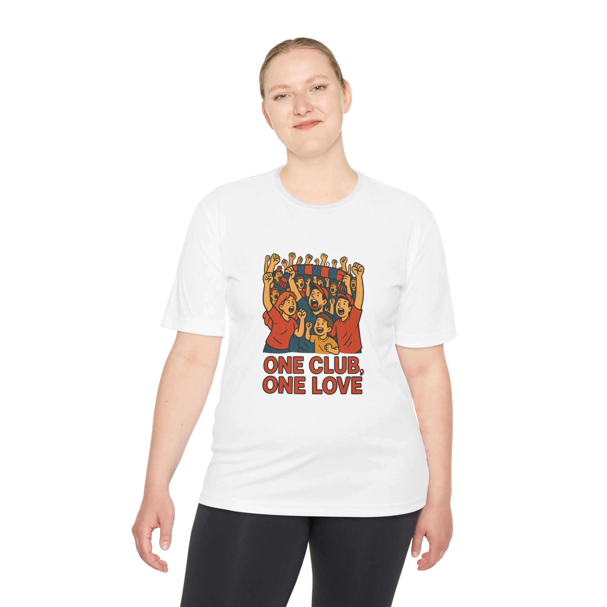 Unisex Moisture Wicking Tee - One Club, One Love