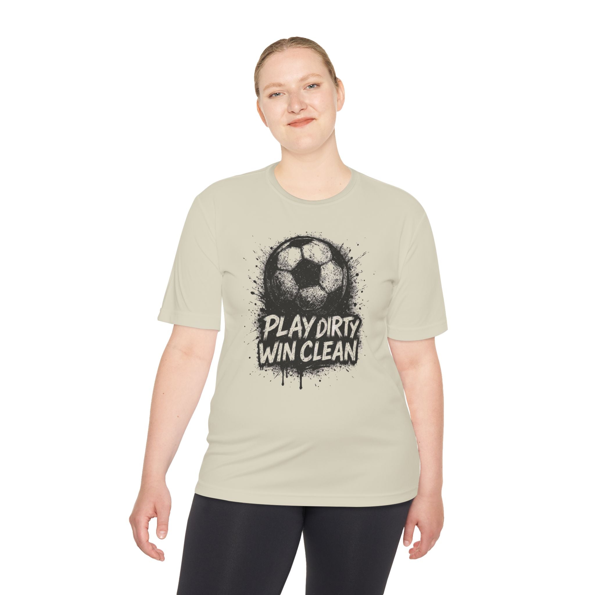 'Play Dirty Win Clean' Soccer Shirt