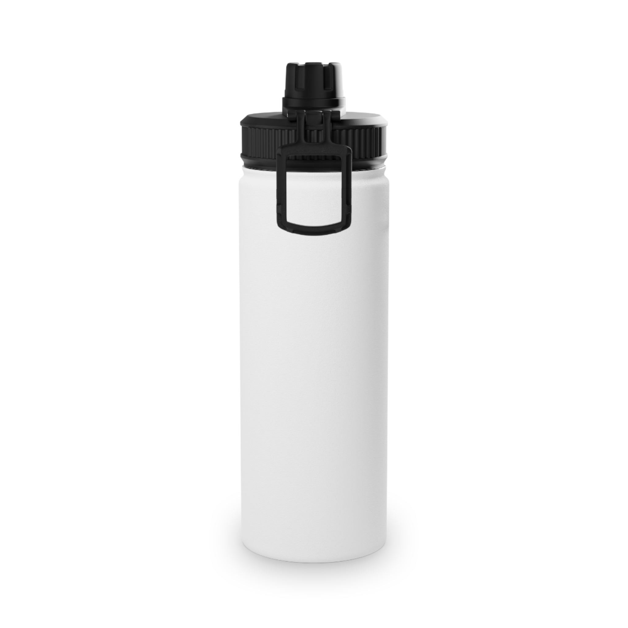 Sporty Stainless Steel Water Bottle - "BOOM! GOAL!" Design
