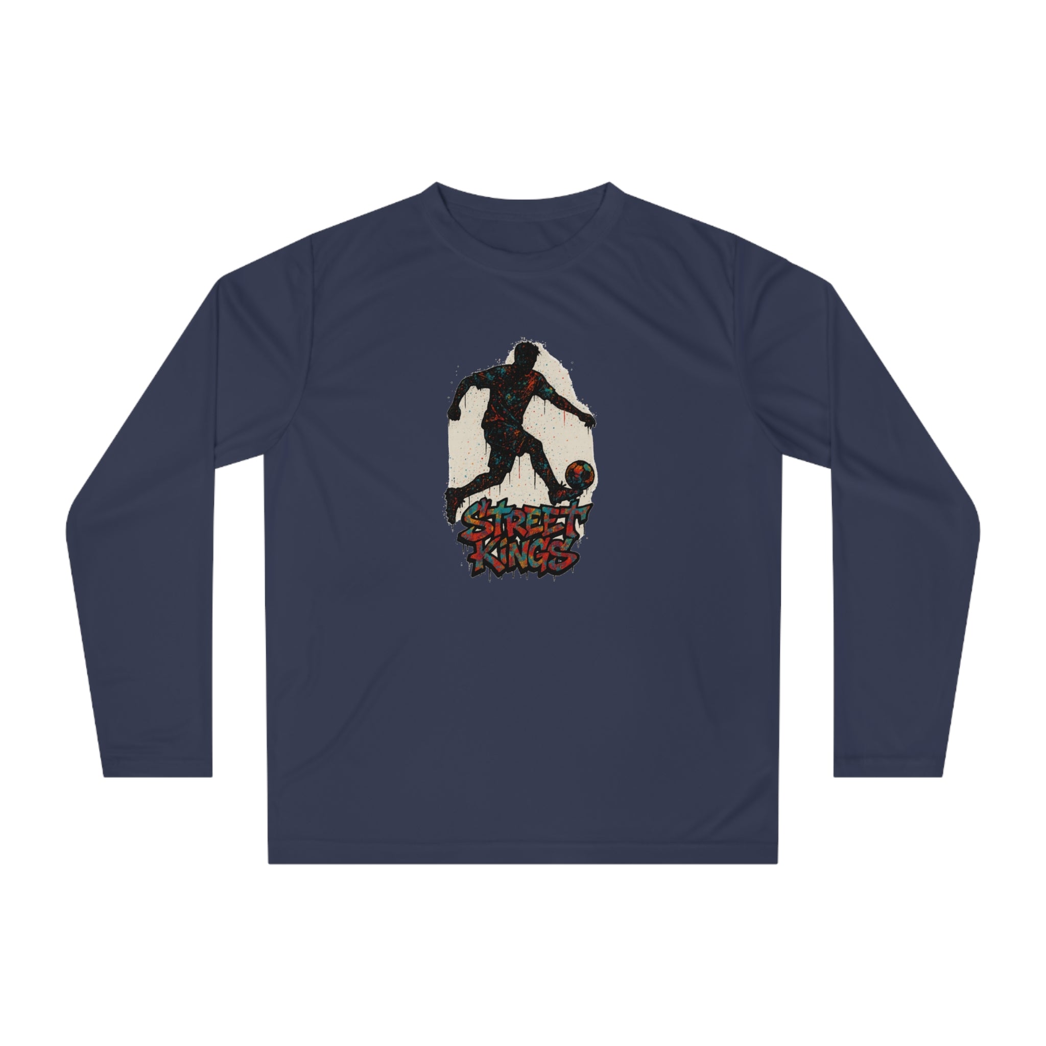 Unisex Street Kings Soccer Long Sleeve Shirt