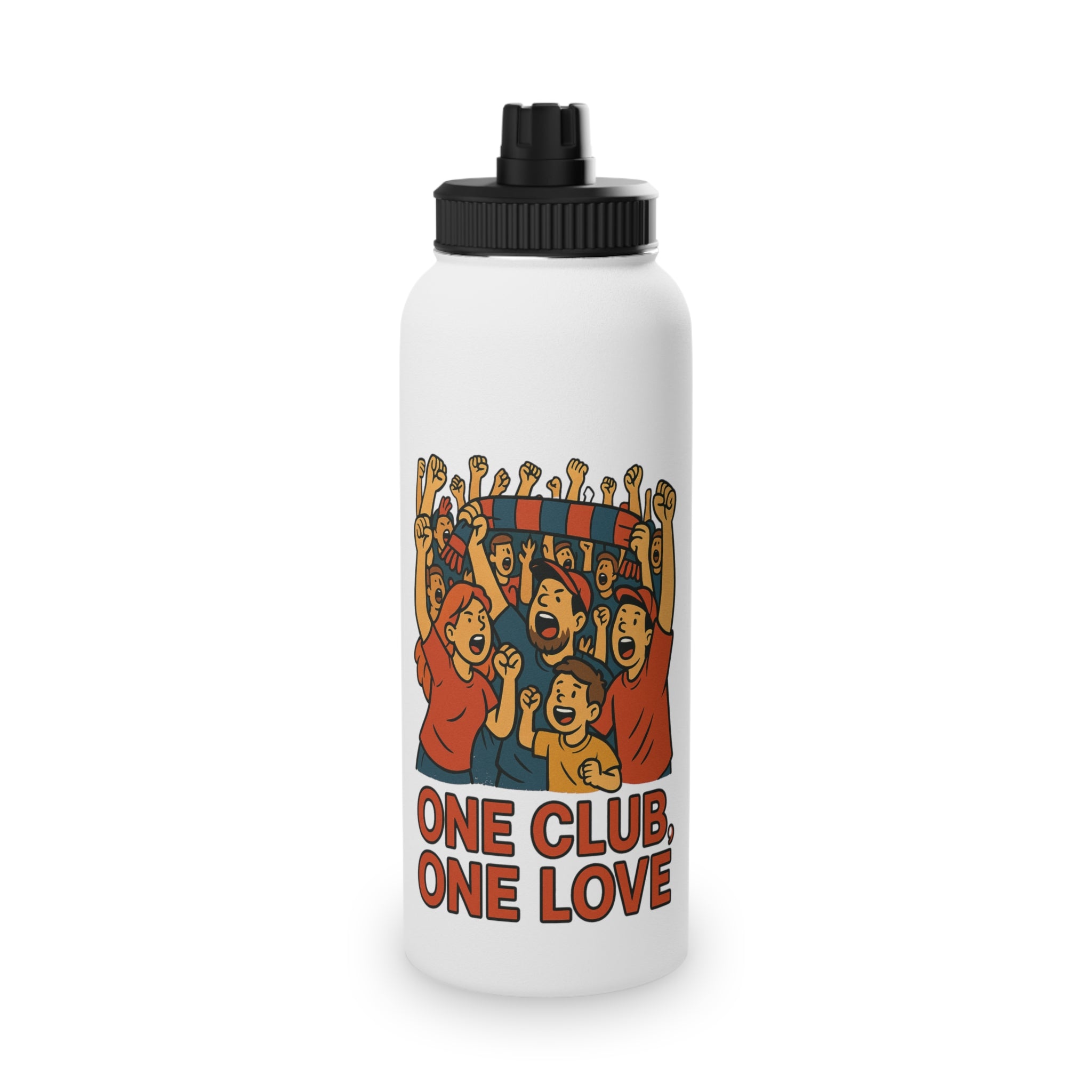 Cheering Fans Stainless Steel Water Bottle