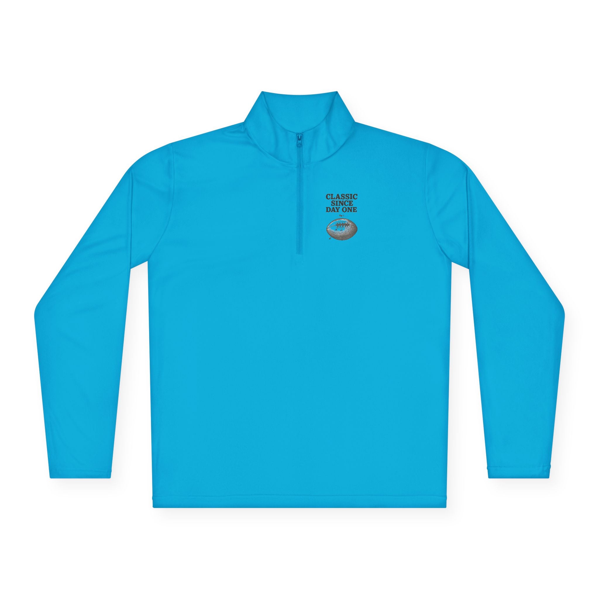 Zip Pullover "Classic Since Day One" Football Design