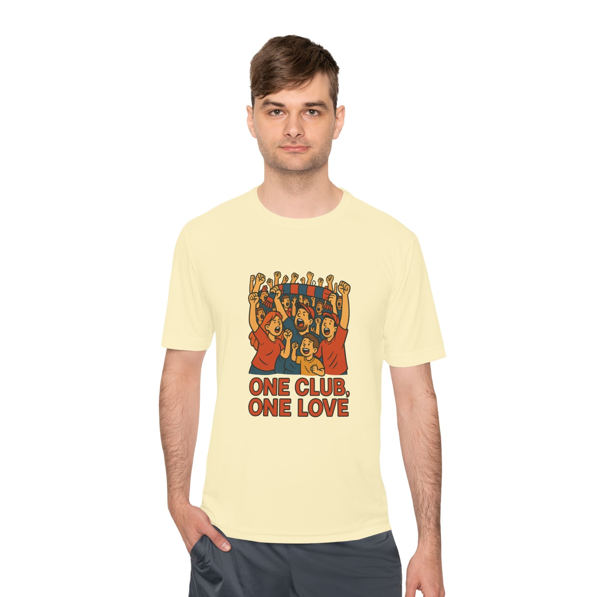 Unisex Moisture Wicking Tee - One Club, One Love