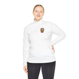 Unisex Quarter-Zip Pullover with Bold Graphic Design