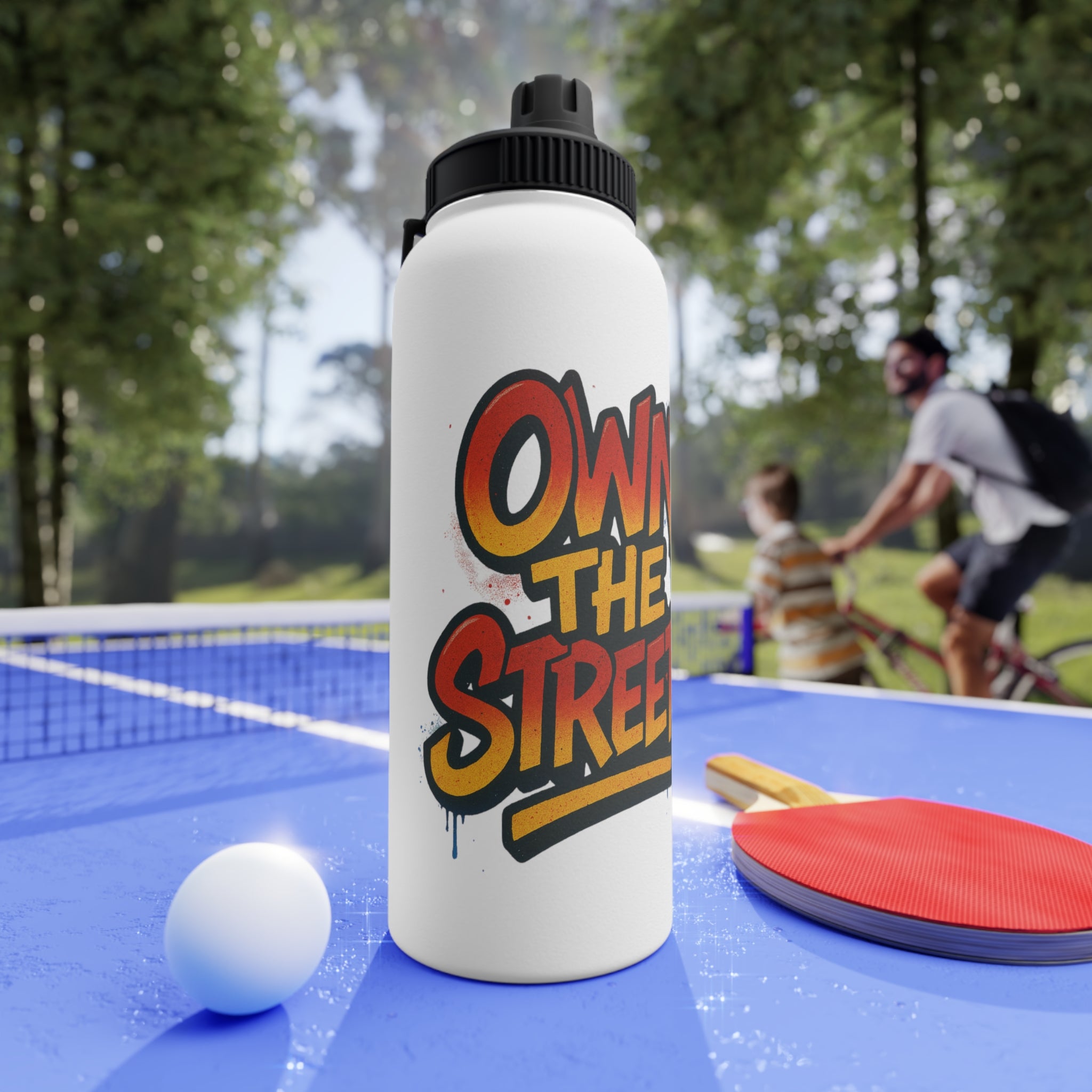 "Own The Streets" Stainless Steel Water Bottle