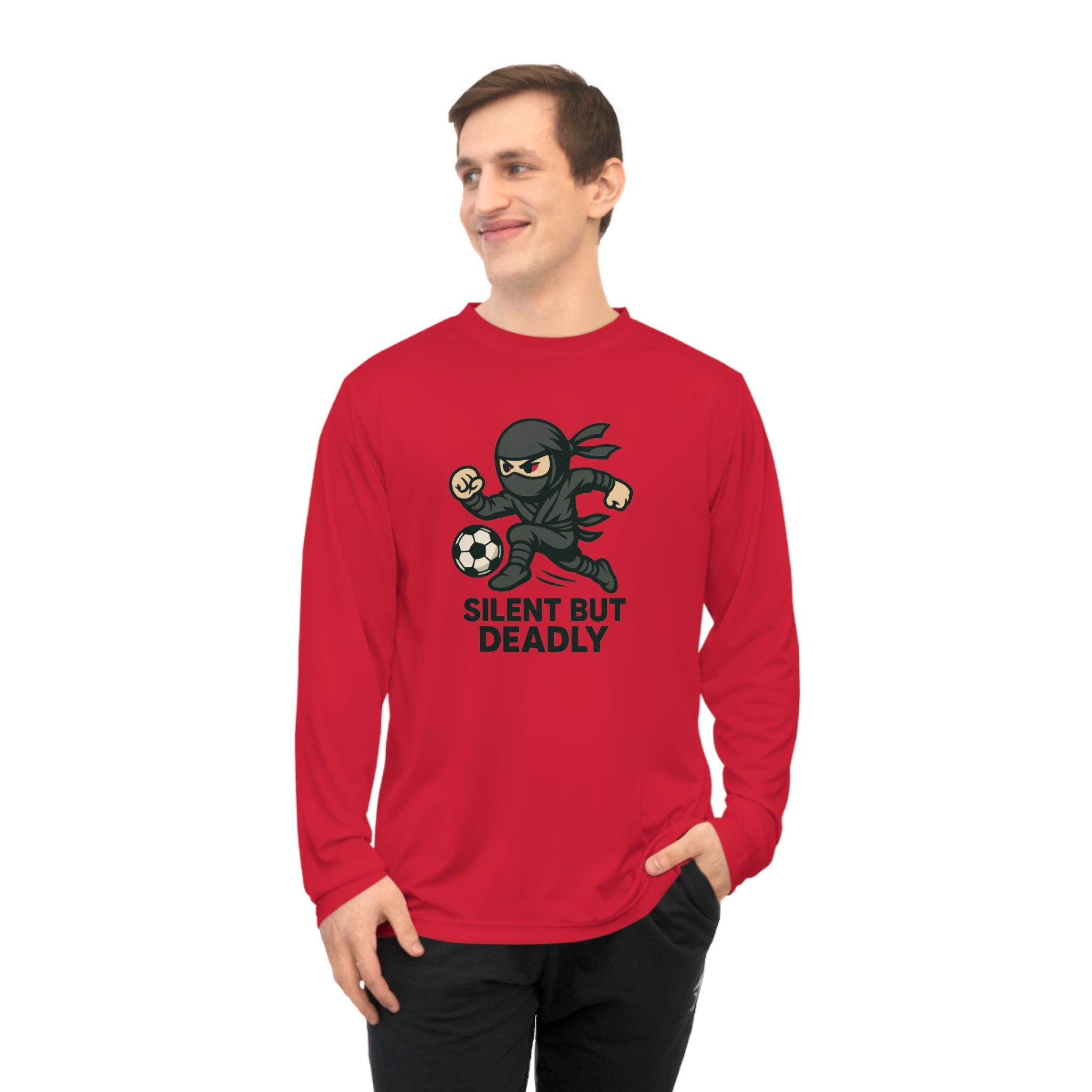 Silent but Deadly Ninja Performance Long Sleeve Shirt