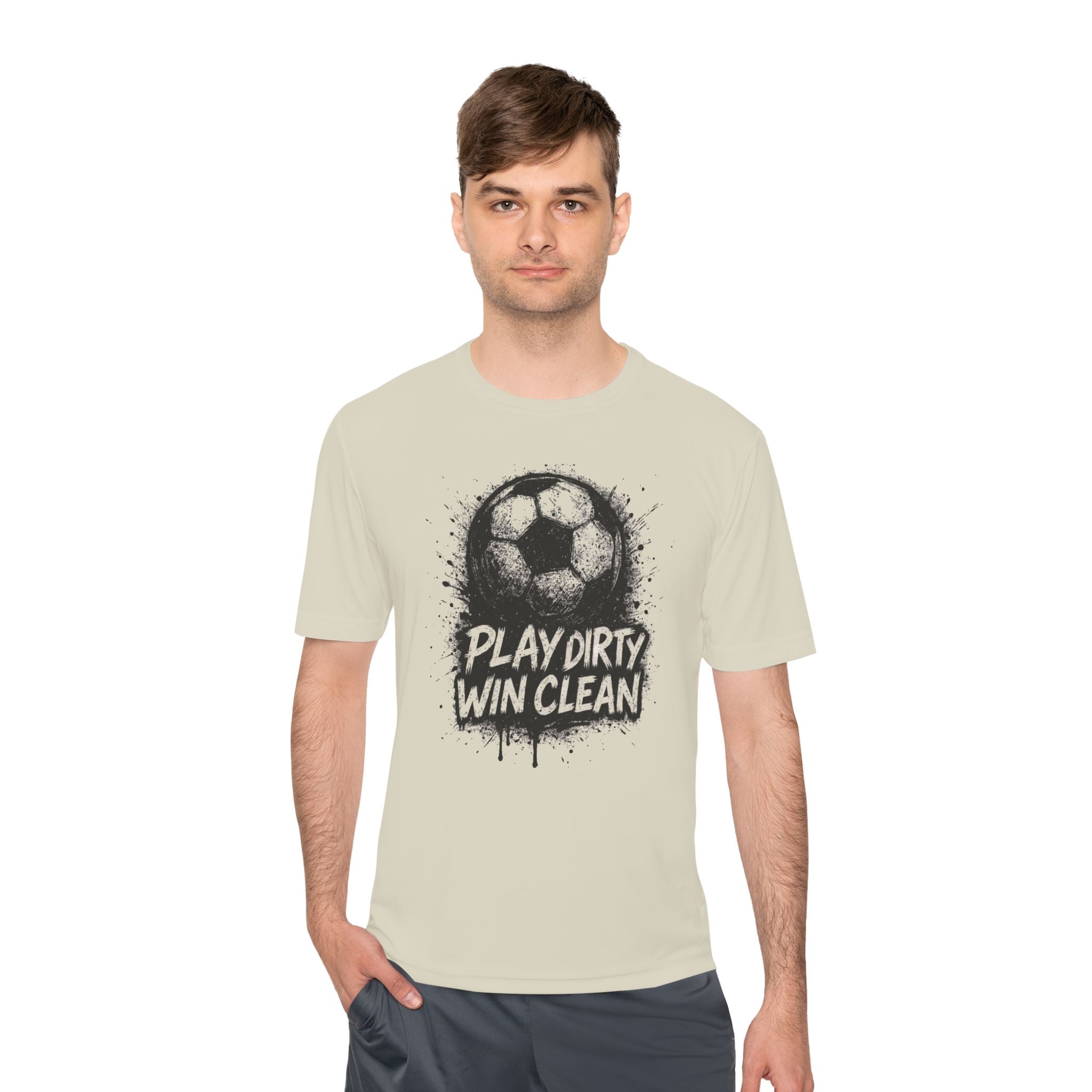 'Play Dirty Win Clean' Soccer Shirt