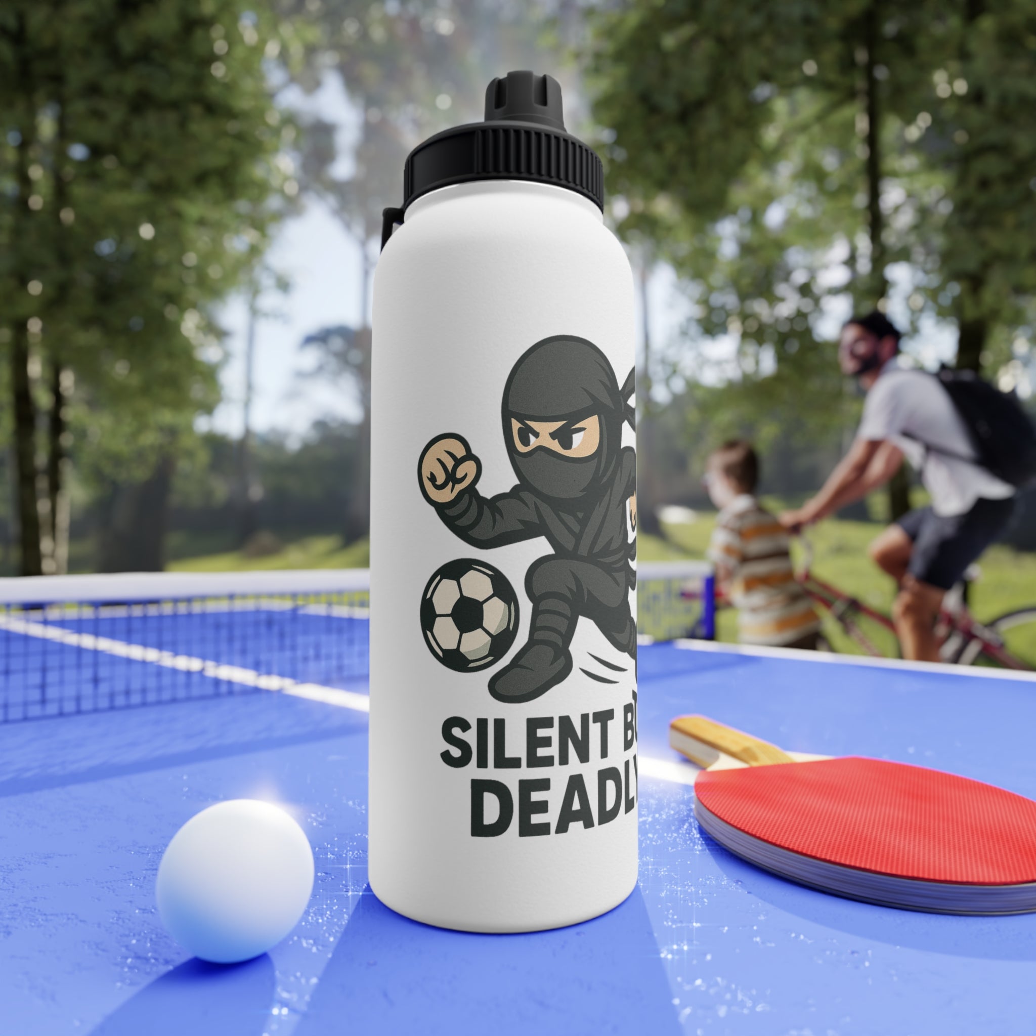 Ninja Sports Water Bottle – "Silent But Deadly"