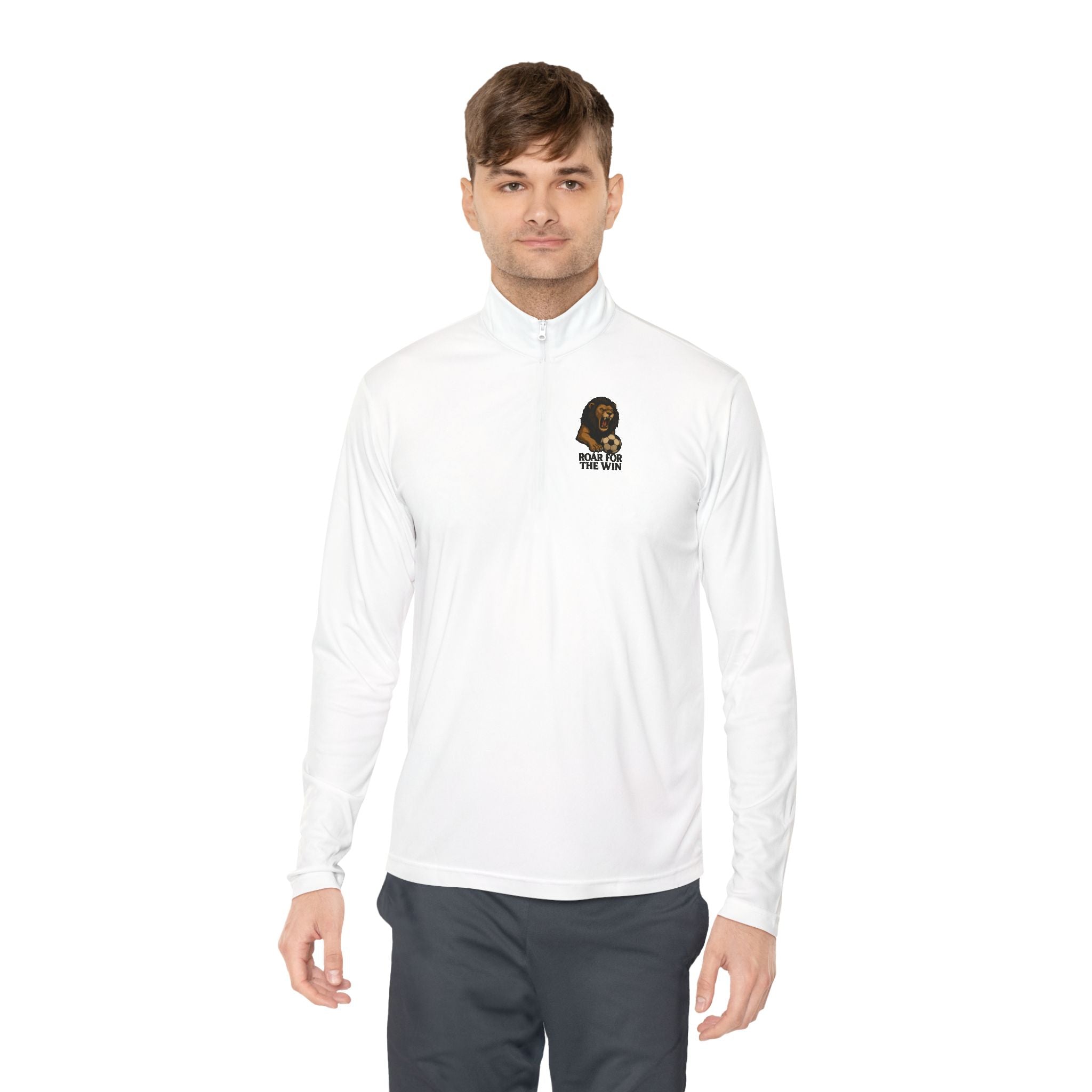 Zip Pullover with Lion Design