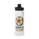 Born To Score Stainless Steel Water Bottle