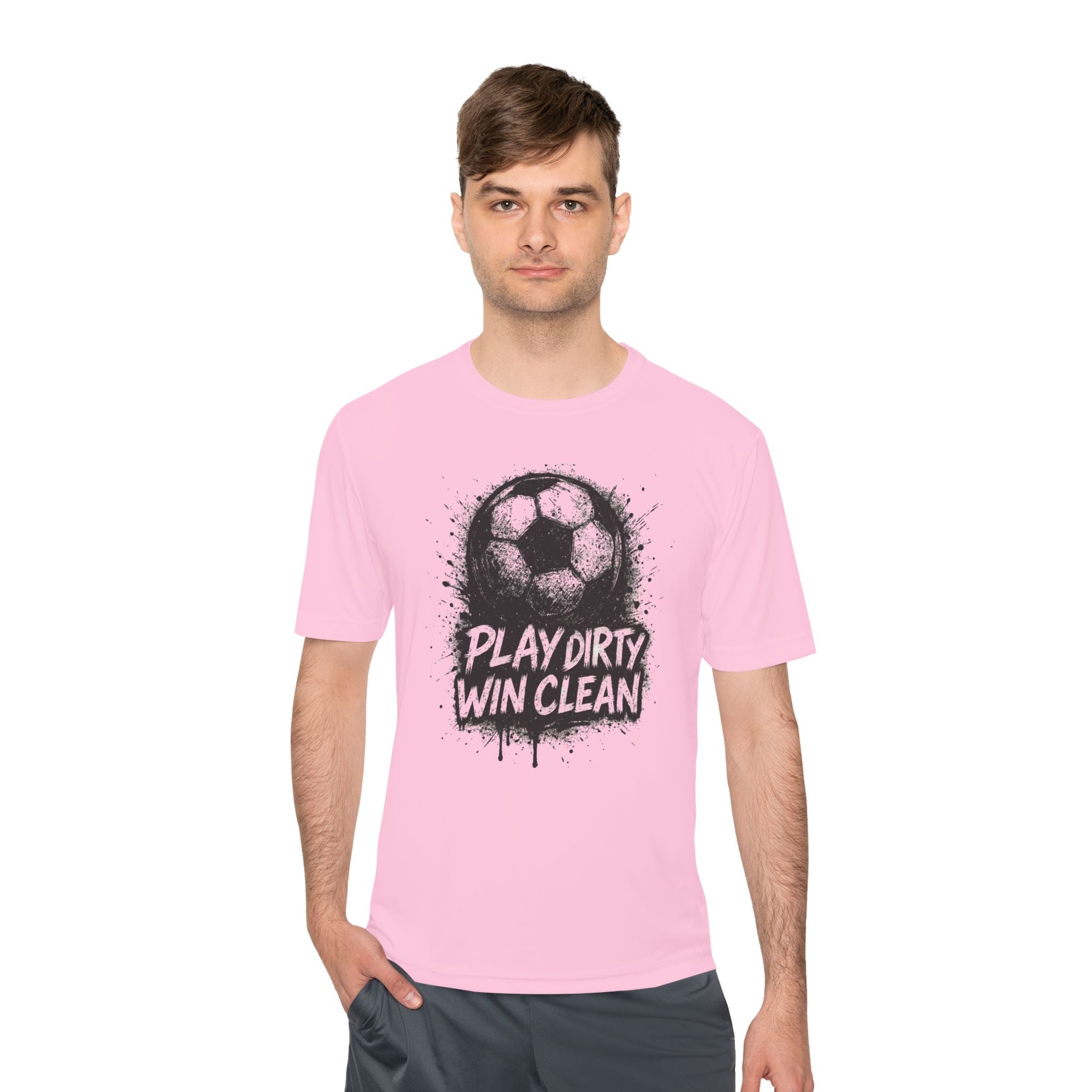 'Play Dirty Win Clean' Soccer Shirt