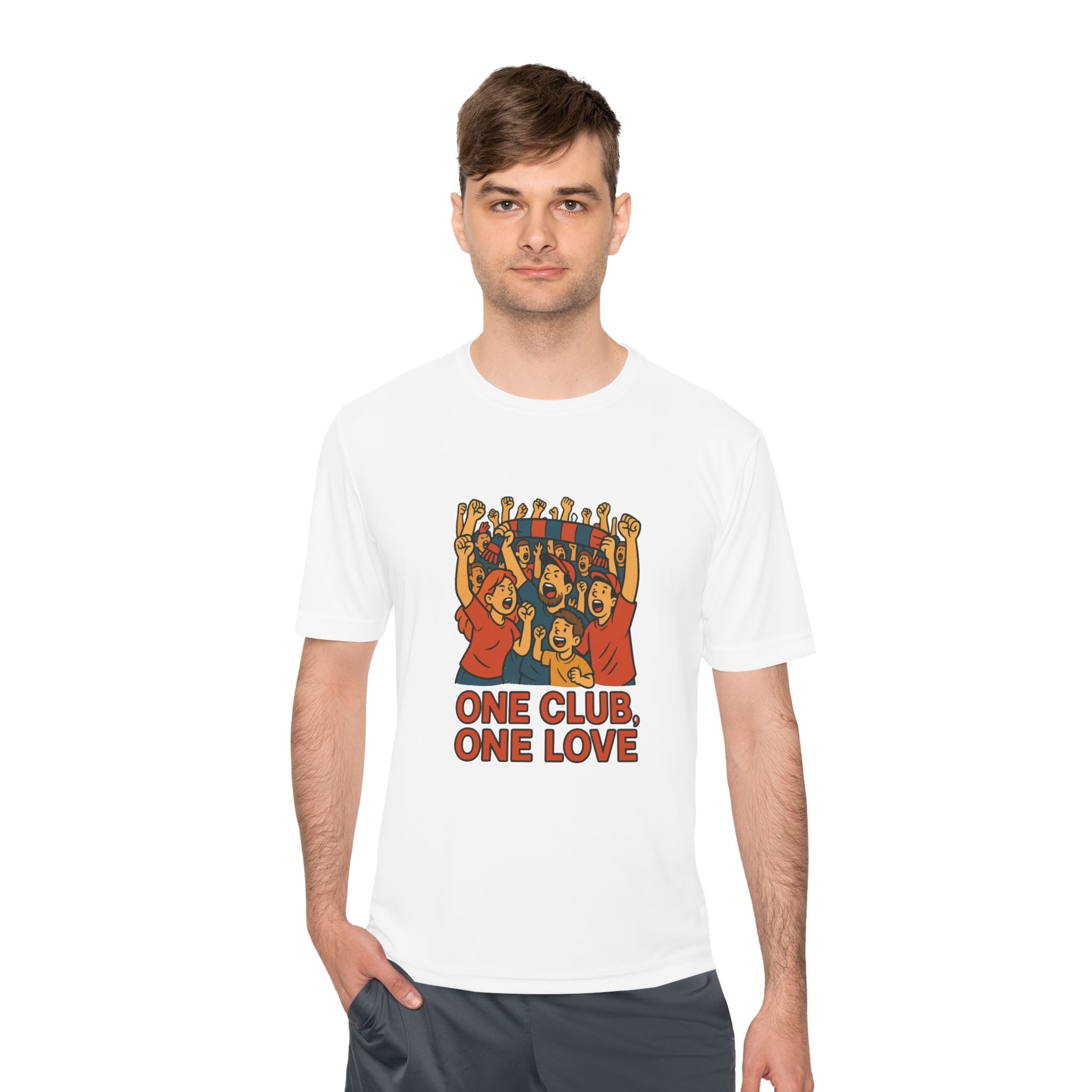 Unisex Moisture Wicking Tee - One Club, One Love